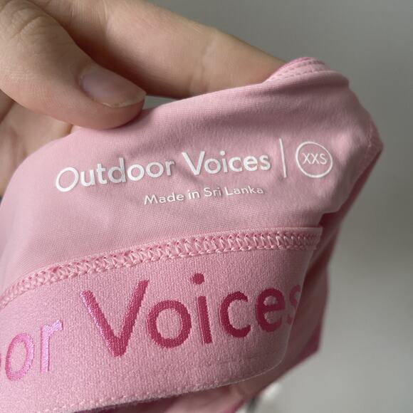 Outdoor Voices NWT Free Form Bralette Wild Pink Womens Size XXS New With Tag - Picture 11 of 11